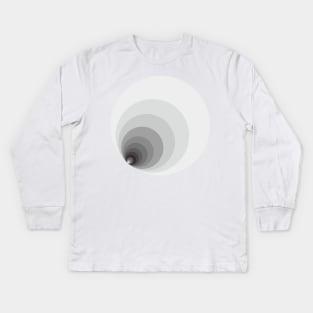 Circles Illusion Kids Long Sleeve T-Shirt